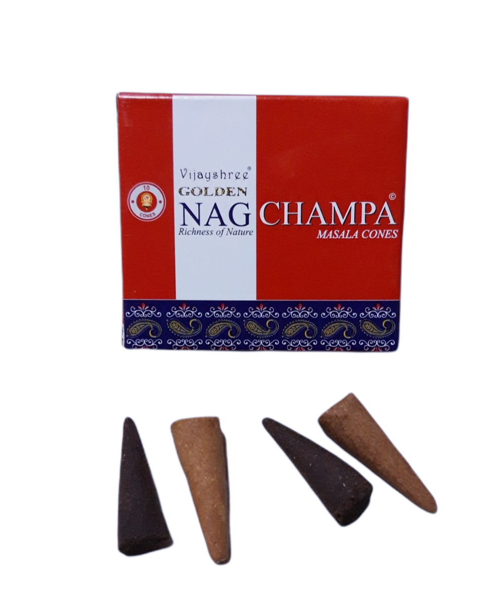 incienso cono golden nag champa